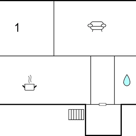 One-bedroom In Lägenhet Ribe